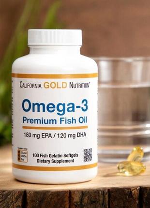 Омега 3 california gold nutrition original  риб'ячий жир премі...