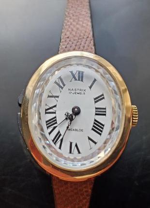 Люксовий швейцарський жіночій годинник nastrix, 50ті