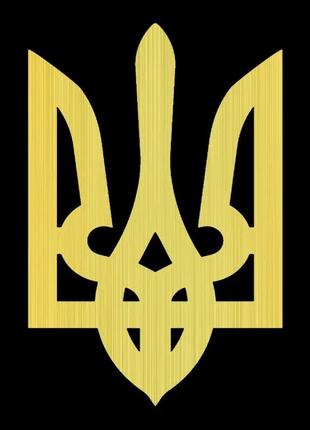 Наклейка на авто Герб Украины 10х15 см