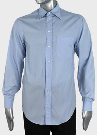 Armani collezioni мужская голубая рубашка