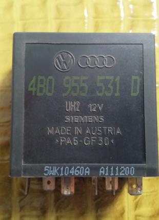 Реле стеклоочистителя VW/Audi 4B0955531D; 5WK10460A