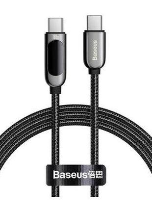 Кабель зарядний Baseus Cable USB-C to USB-C Display Fast Charg...