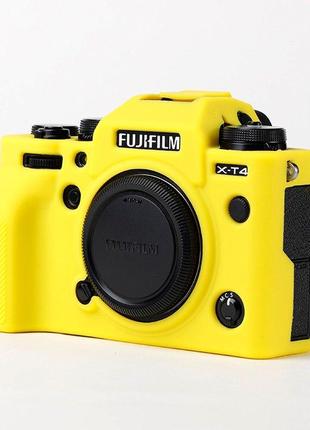 Защитный силиконовый чехол для фотоаппаратов FujiFilm X-T4 - ж...