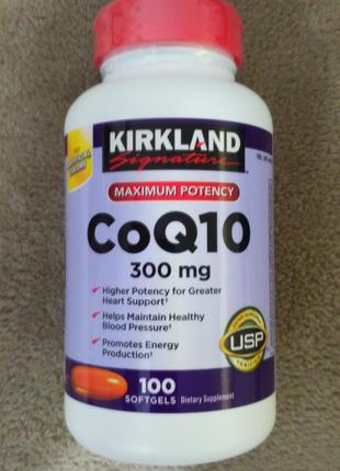 Посилений Коензим Q10 300 мг Kirkland США.