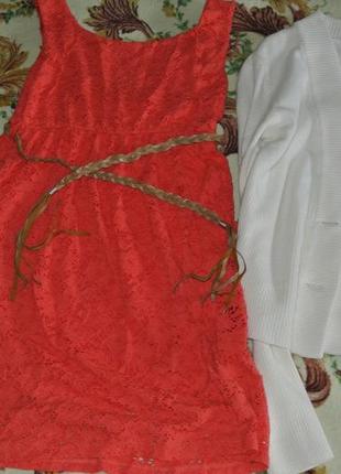 Платье, сарафан кружевной
