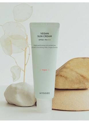 Hyggee vegan sun cream веганский солнцезащитный крем