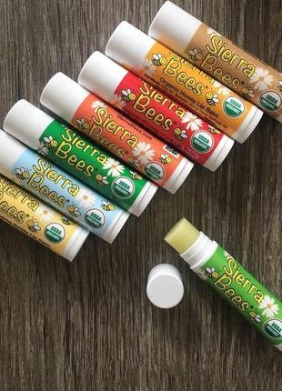 Бальзам для губ sierra bees organic lip balm.