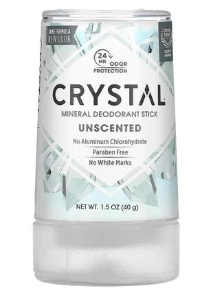 Crystal body deodorant, мінеральний дезодорант-стік, без запах...