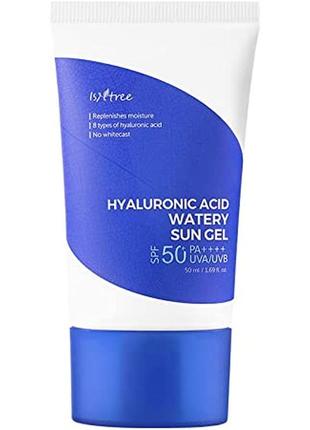 Легкий сонцезахисний зволожуючий гель - hyaluronic acid - водя...