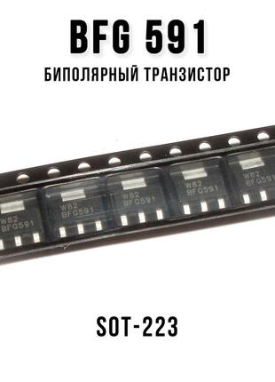 SMD BFG591 (SOT-223) биполярный транзистор NPN 7 GHz wideband ...