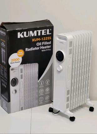 Масляный обогреватель Kumtel KUM-1225S White 2000 Вт