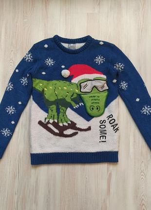 Оригінальна новорічна різдвяна кофта світшот светр від george ...