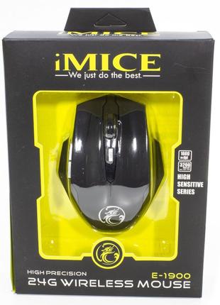 Мышь компьютерная iMICE E-1900 беспроводная Black
