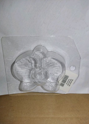 Нова пластикова форма для мила ручної роботи орхідея