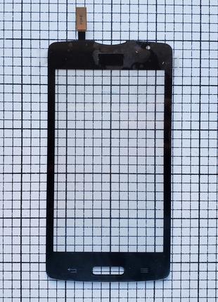 Тачскрин LG D373 Optimus L80 сенсор для телефона черный
