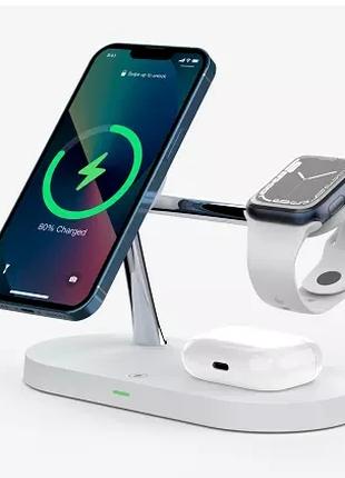 Бездротова зарядка Apple для iPhone 12 і 15 AirPods iWatch iWa...