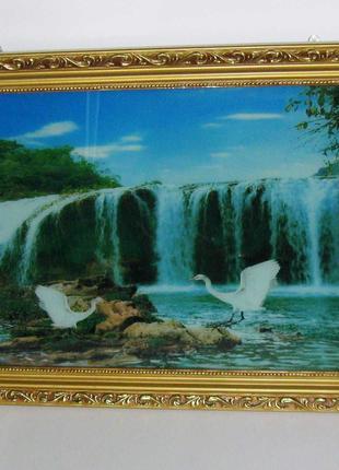 Музыкальная картина Водопад и пение птиц