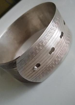 Срібний вінтажний браслет