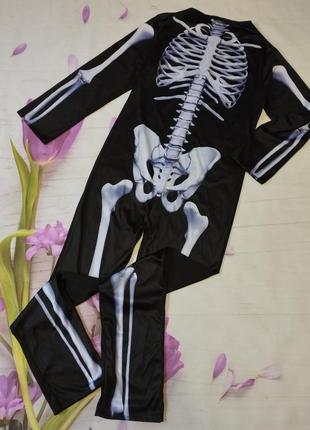 Мужской карнавальный костюм на хэллоуин, костюм скелета кощей