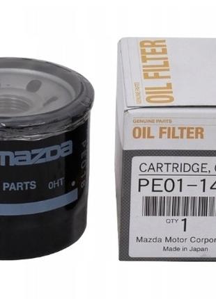 Фильтр масляный, Mazda, PE01-14-302B.