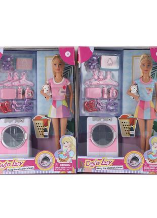 Кукла с аксессуарами стиральная машинка фигурка DEFA 8481