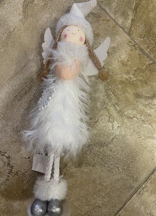 Кукла текстильная новогодняя 30 см Фея Ангелочек AT 220347