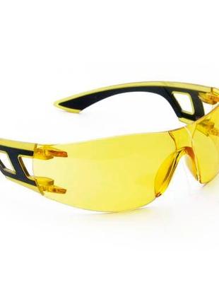 Тактические защитные очки, противоосколочные янтарные