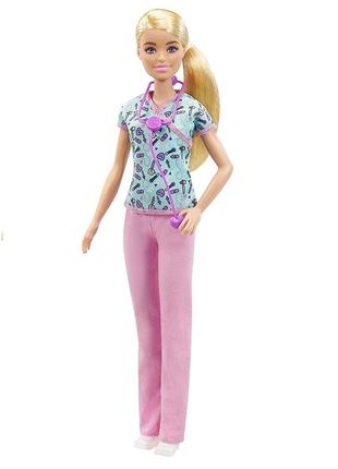 Барбі медсестра barbie careers nurse doll. оригінал від маттел