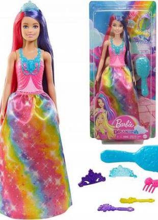 Принцеса барбі з аксесуарами barbie dreamtopia princess doll, ...
