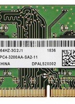 Оперативная память Micron SODIMM DDR4 4Gb 3200MHz PC4-25600
(M...