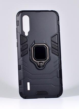 Противоударный чехол на Xiaomi Mi 9 lite Black Panther черный