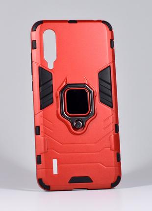 Противоударный чехол на Xiaomi Mi 9 lite Black Panther красный