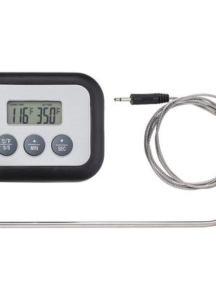 Термометр-таймер для мяса IKEA FANTAST цифровой черный 201.030.16