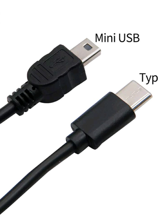 Кабель Type-C -> miniUSB