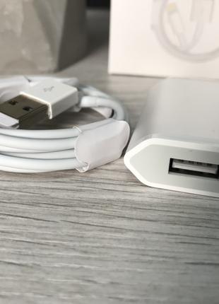 Зарядное устройство Блок + Кабель Lightning для iPhone 5, 5S, ...