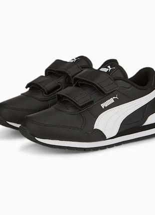 Дитячі кросівки puma st runner v3 leather, 100% оригінал