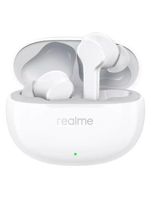 Беспроводные наушники Realme Buds T100 white мощные блютуз уши...