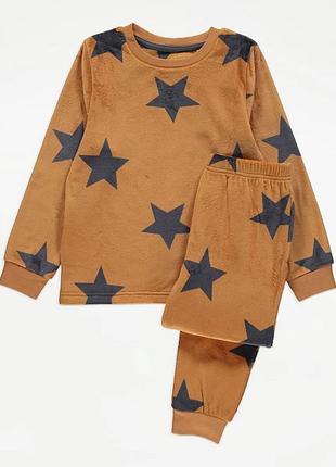 Пижама плюшевая флис для мальчика 210908