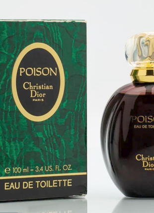 Christian dior poison винтаж 1985г edt оригинал распив аромата