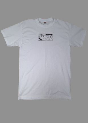 Кастом білої футболки з аніме хантер хантер