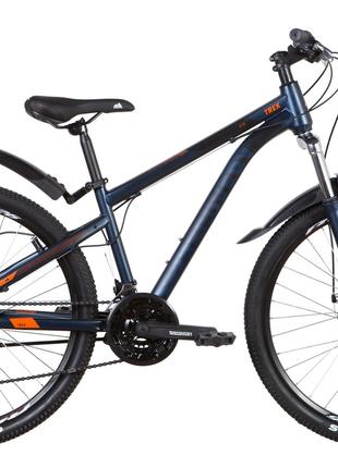 Велосипед 26" Discovery TREK AM DD 2022 (синьо-чорний (м)