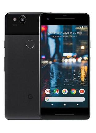 Смартфон Google Pixel 2 4/64GB Black AMOLED 5" 8ядер 12мп/8мп GPS