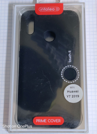 Черный силиконовый чехол Huawei Y7 2019