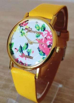 Женские наручные часы geneva flowers