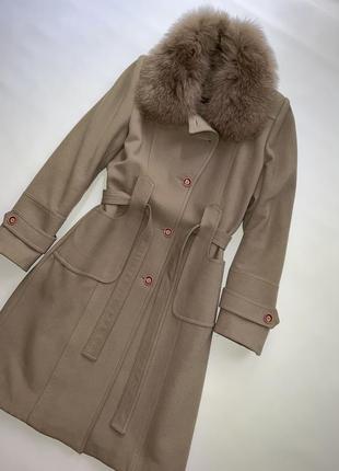 Кашемірове зимове пальто