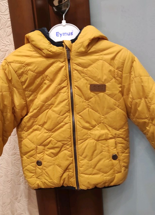 демисизонная двухсторонняя курточка с капюшоном немецкого бренда
