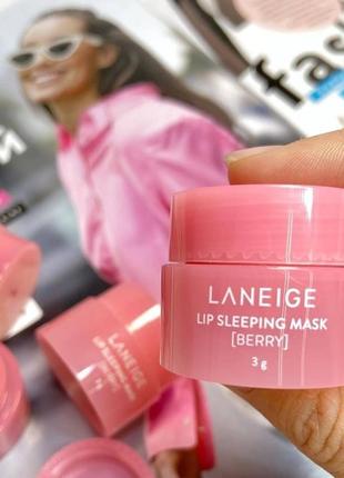 Ночная маска для губ laneige lip sleeping mask — эффективное с...