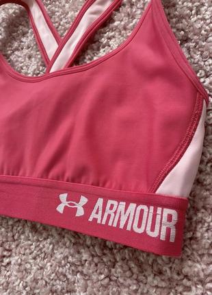 Спортивний рожевий топ under armour