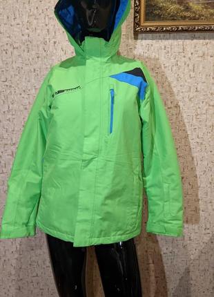 Салатовая лыжная куртка 44-46 размер