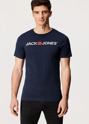 Мужская футболка jack jones с большим лого